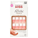 KIT DE EXTENSIONES ACRÍLICAS FRANCESAS KISS SALON - LARGA DURACIÓN - KSA09
