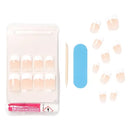 KISS Salon Acrílico Cuadrado Medio Francés-KSA12 