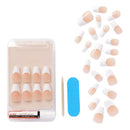 KISS Salon Acrílico Cuadrado Medio Francés-KSA16 