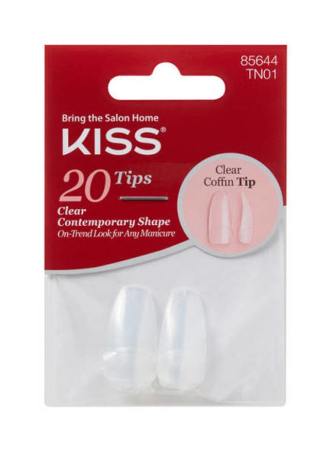 Kiss 20PS - CLEAR COFFIN TIP BAG (M18)