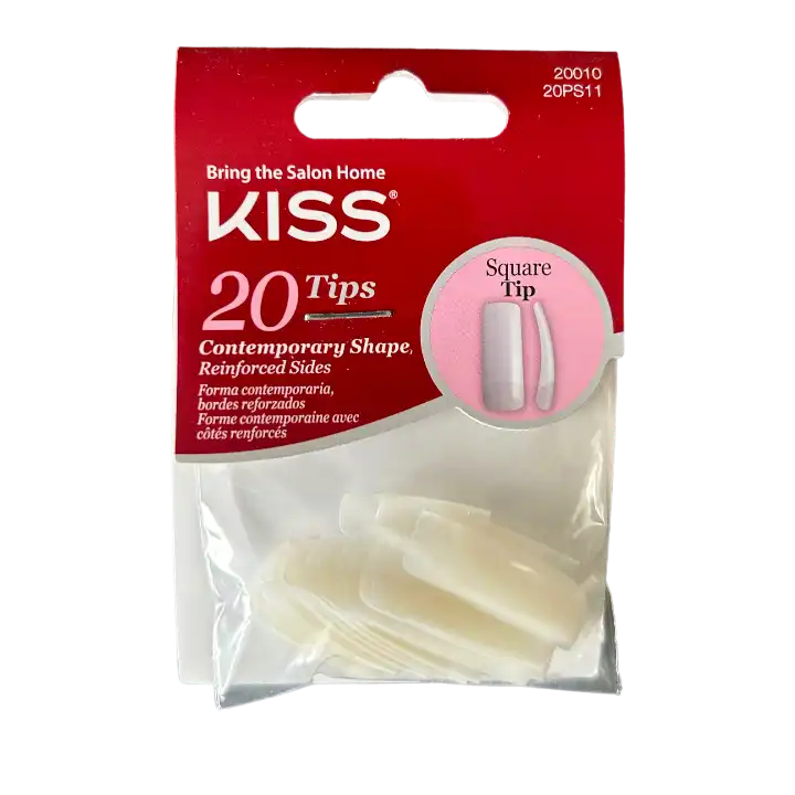 Kiss 20PS - SQUARE TIP NAILS BAG (M18)