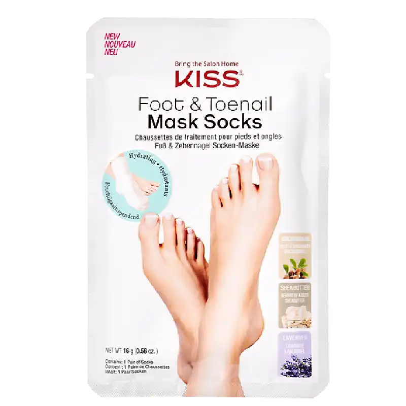 Kiss Foot & Toenail Mask Socks- A Luxurious At-Home Foot Spa Experience