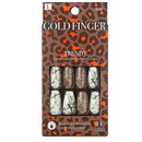 Kiss Gold Finger Trendy 24Nails -GD06 Absolutamente fabuloso