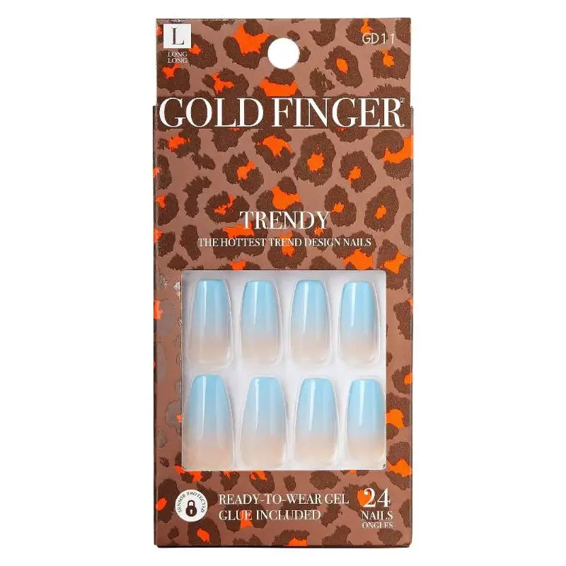 Kiss Gold Finger Trendy 24Nails -GD11