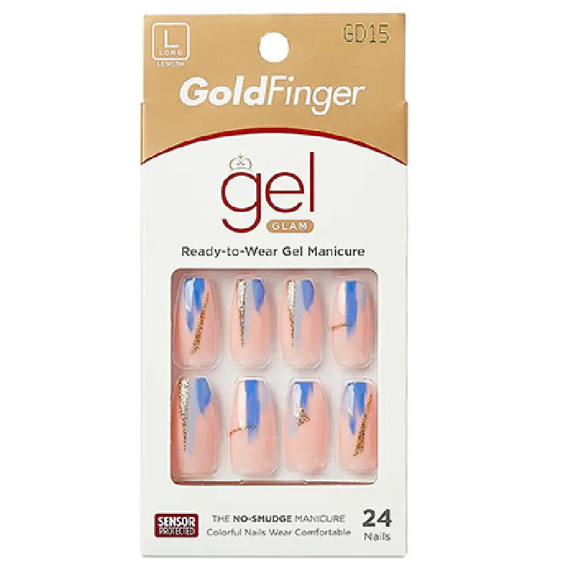 Kiss Gold Finger Trendy 24Nails -GD15