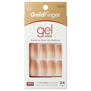 Uñas de oro Kiss de moda 24Nails -GD19 