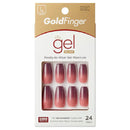 Uñas de oro Kiss de moda 24 Nails -GD20 