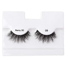 Pestañas postizas Kiss I Envy Remy 3D con banda invisible, 100% cabello humano - KREI09