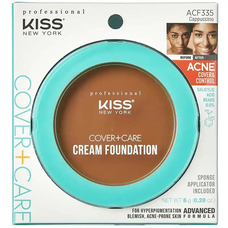 Kiss New York Cover+Care Cream Foundation-12 Color