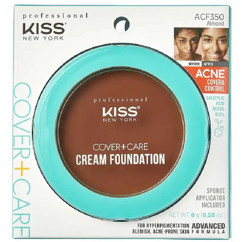 Kiss New York Cover+Care Cream Foundation-12 Color