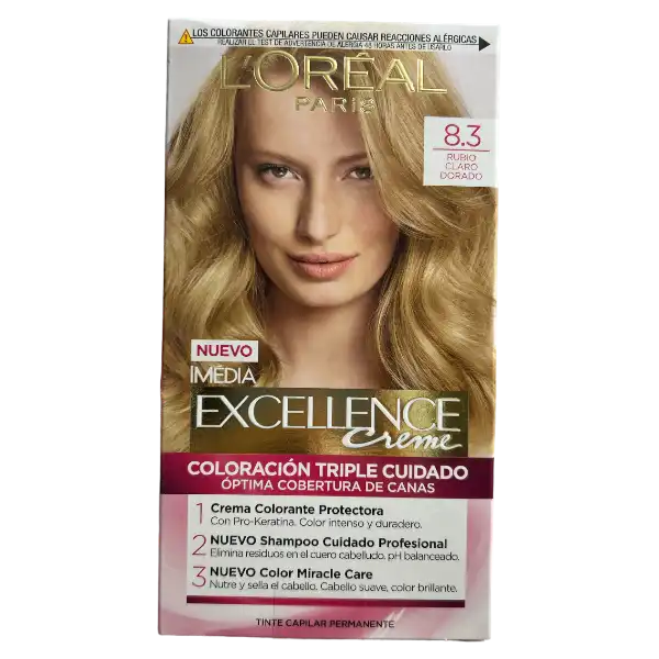 L'Oreal Paris Excellence Creme Permanent Hair Color -(Spanish) Version Ultimate Long-Lasting Color