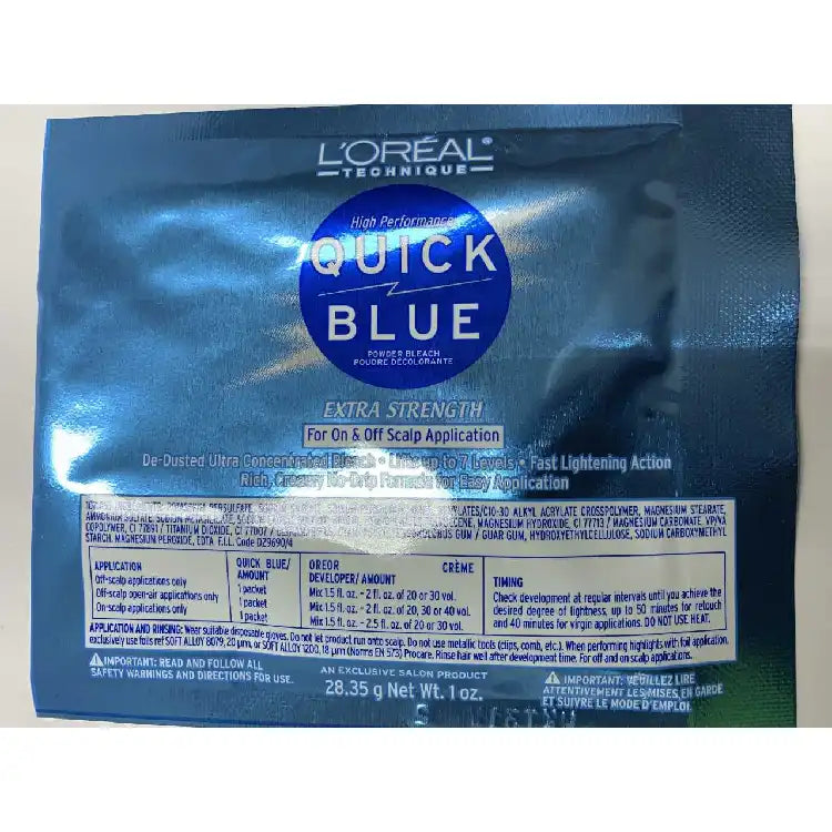 L'Oreal Quick Blue Extra Strength Powder Bleach 1 oz