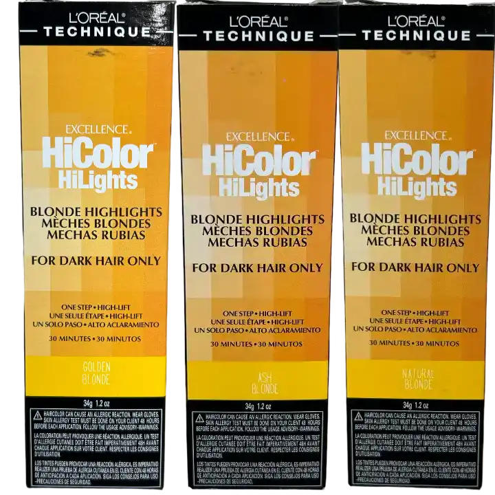 L'oreal HiColor Blonde HiLights Permanent Crème Hair Color 1.74 fl oz