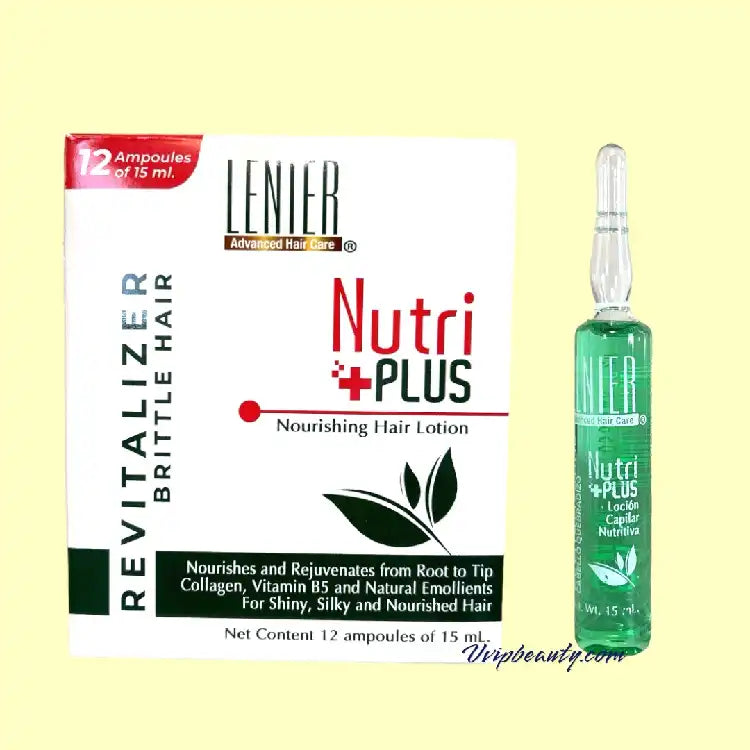 Lenier Vita Plus Collagen and Vitamin B5 Hair Lotion – 15ml x 12 Ampoules