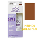 KISS NEW YORK PROFESSIONAL Aqua 8-in-1 Beauty Balm-6 COLORS