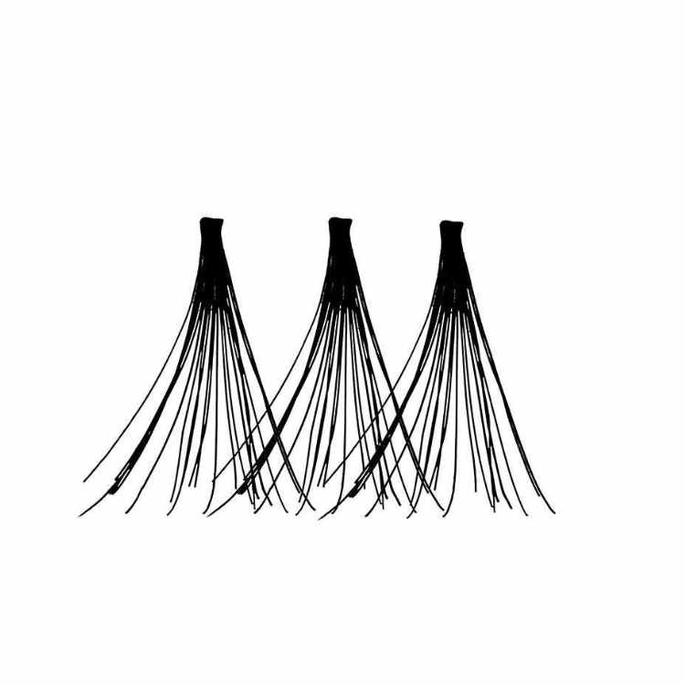 Medium Ultra Black Knot Free Individual Lash (70pcs)-KPE05UB