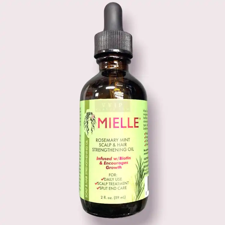 Mielle Rosemary Mint Scalp And Hair Strengthening Oil 2 oz - Biotin Infused Treatment for Healthy, Long Hair