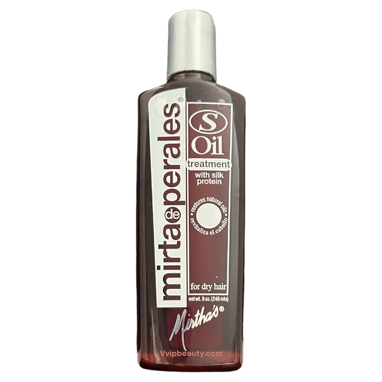 Mirta de Perales S Oil Treatment With Silk Protein 8 oz | Shine, Softness, Strength