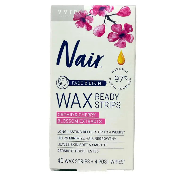 Nair Hair Wax Ready Strips Face & Bikini 40ct