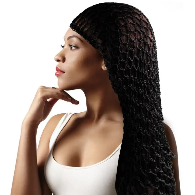 OVERSIZE SIZE THICK HAIR NET(BLACK)