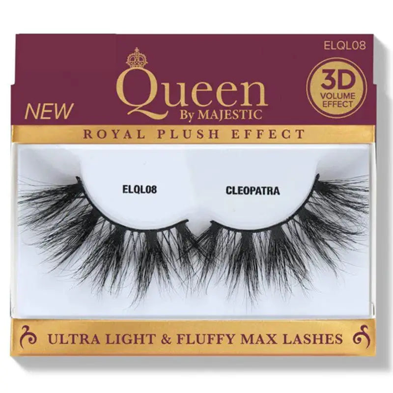 Poppy & Ivy Queen by Majestic Premium Lashes- A Blend of Elegance and Ethical Beauty ELQL08-CLEOPATRA