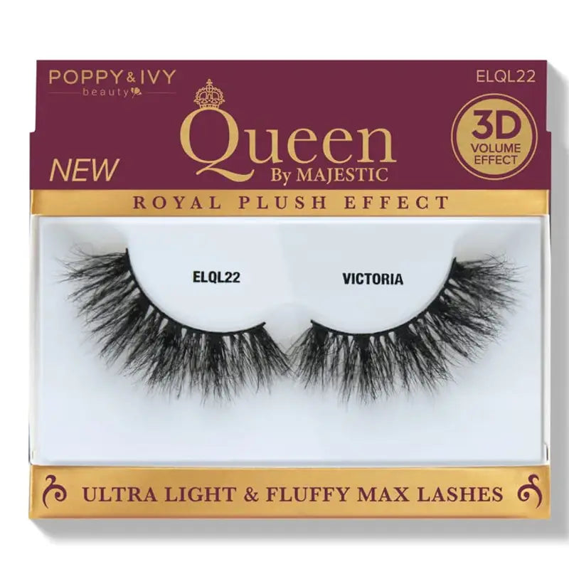 Poppy & Ivy Queen by Majestic Premium Lashes- A Blend of Elegance and Ethical Beauty ELQL22-VICTORIA