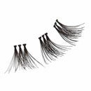 Pestañas Trío de Cabello Humano Premium Ultra Negro Mediano-KPEC02UB (M11)