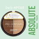 Paleta de contorno profesional de 3 colores: Máxima definición facial