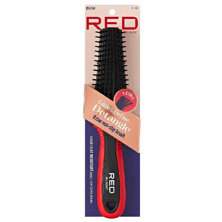 RED BY KISS Glide & Define Detangle Brush Easy Glide & Efficient Detangling without Pain HH61