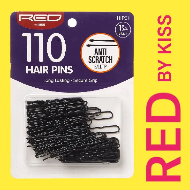 RED HAIR PINS 1 3/4"110CT  Black HIP01