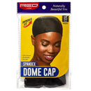 Gorra Red by Kiss Spandex Dome, negra, extragrande