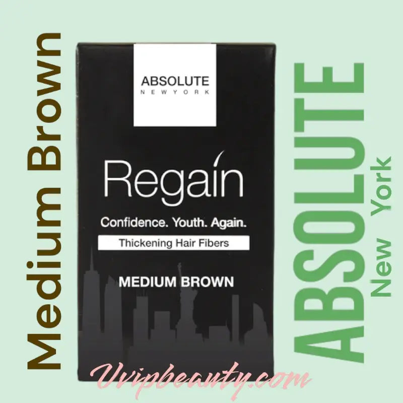 Regain Hair Fill-in Powder with Hair Building Fibers,  0.35oz/10g-6 Color