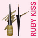 Delineador líquido Ruby Kiss-i-BLING: Brilla con glamour sin esfuerzo - 4 colores