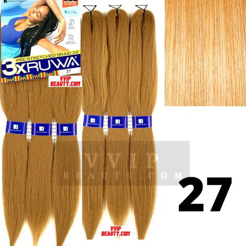 SENSATIONNEL - 3X RUWA PRE-STRETCHED BRAID -24”