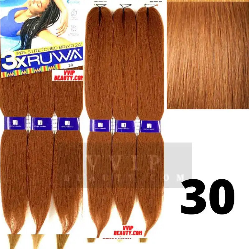 6X RUWA PRE-STRETCHED BRAID 24″ – SENSATIONNEL