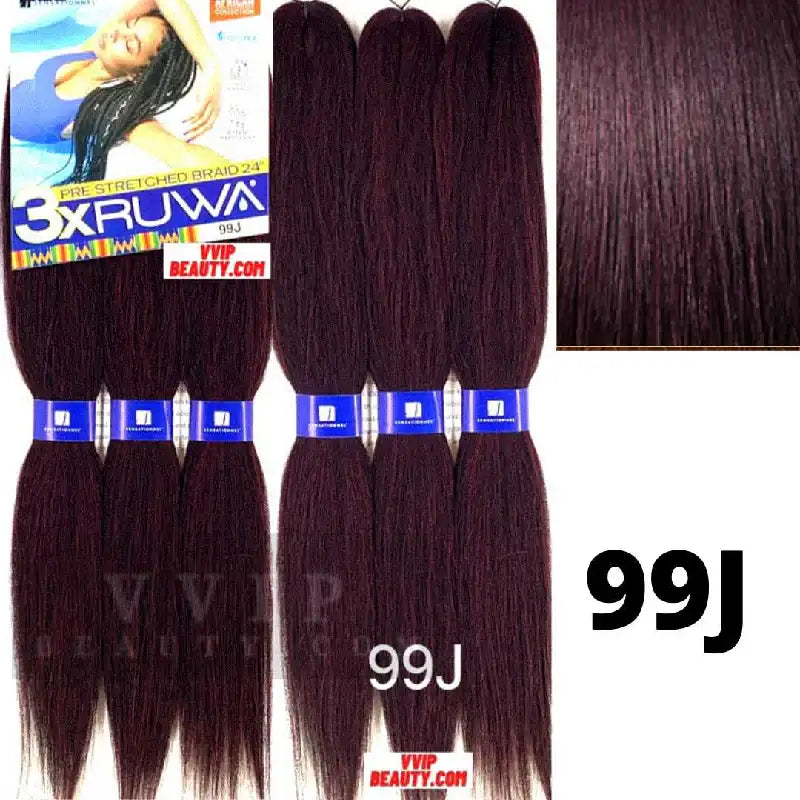 SENSATIONNEL - 3X RUWA PRE-STRETCHED BRAID -24”