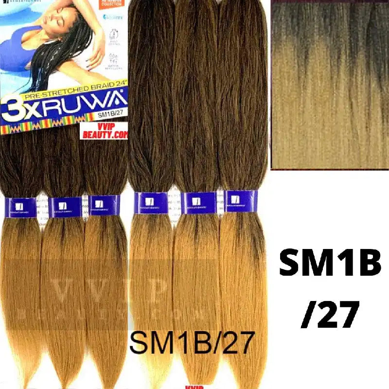 SENSATIONNEL - 3X RUWA PRE-STRETCHED BRAID -24”