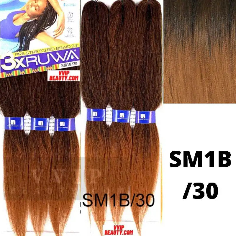 SENSATIONNEL - 3X RUWA PRE-STRETCHED BRAID -24”