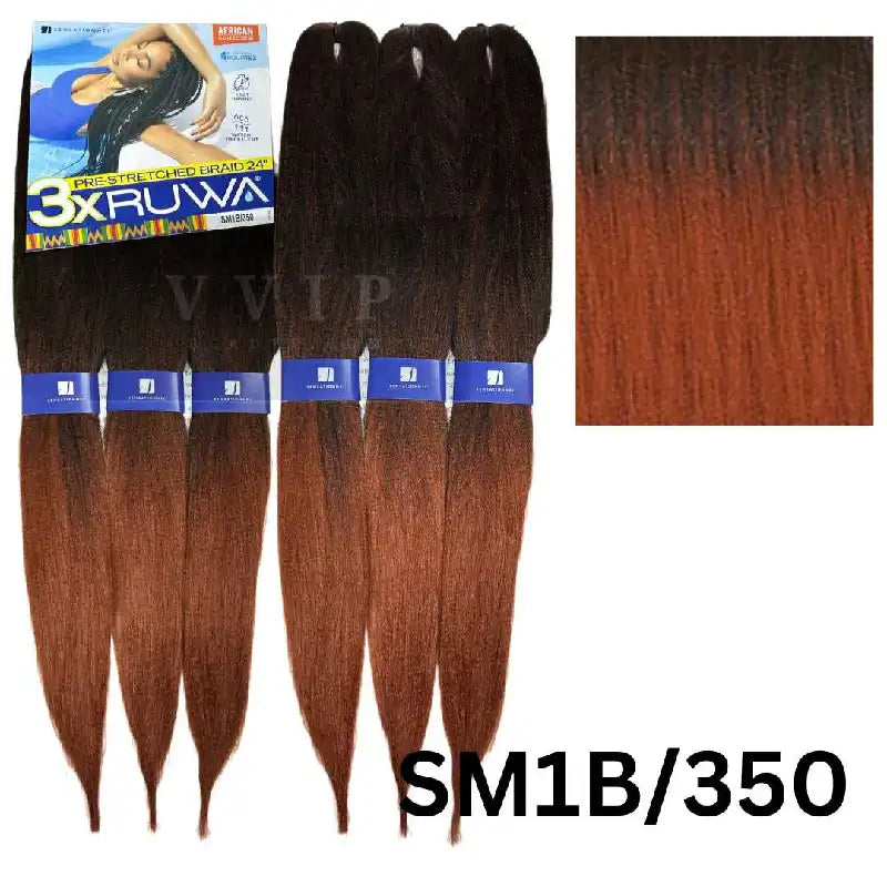 SENSATIONNEL - 3X RUWA PRE-STRETCHED BRAID -24”