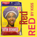 GORRO DE SATÉN SEDOSO (GRANDE) - HSA01A (Rojo)