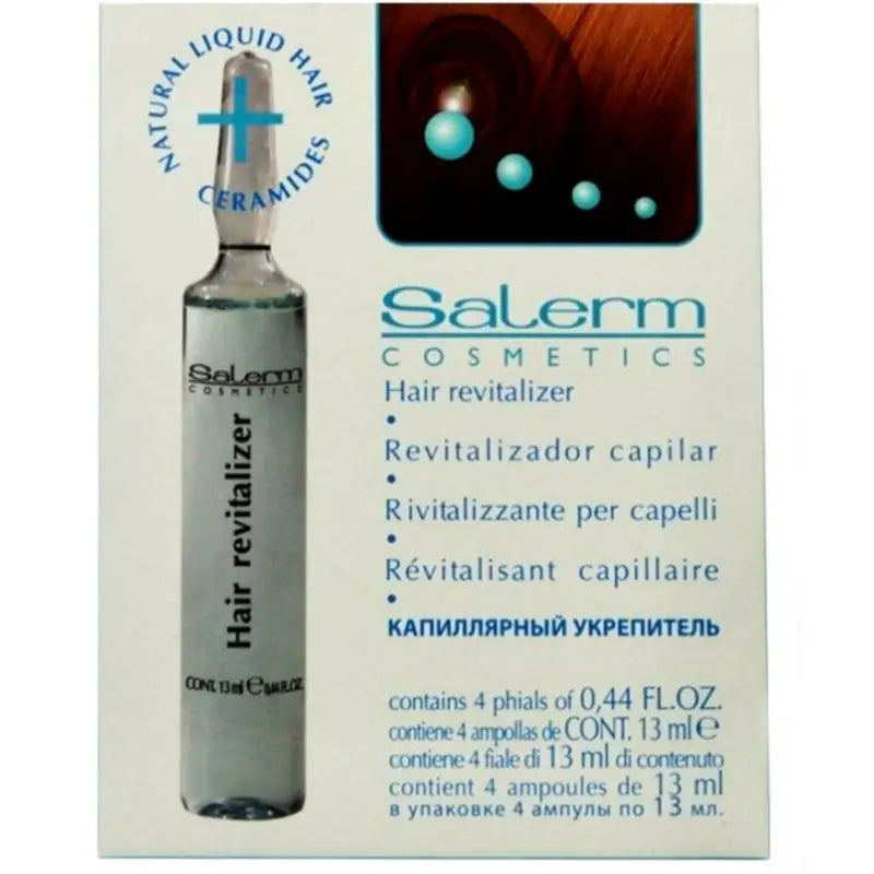 Salerm Cosmetics Hair Revitalizer [4 phials of 0.44 oz/13ml]