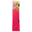 Pañuelo con borde de satén rosa: Accesorio esencial para un estilo impecable.