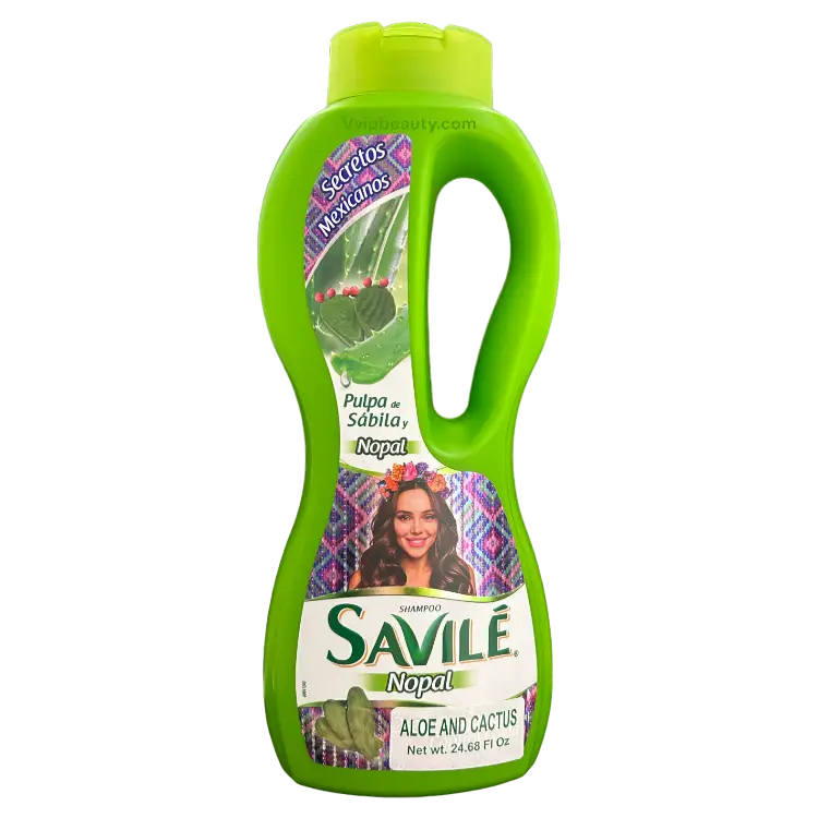 Savile Shampoo Nopal 2 en 1 -Pulpa de Sabila y 24.68 oz