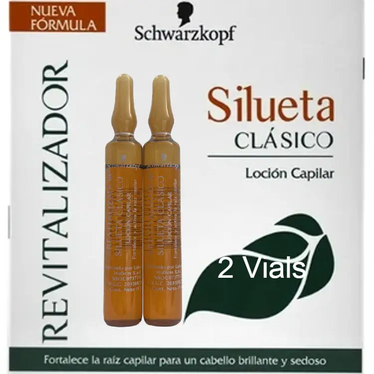 Schwarzkopf Silueta CLASICO Capillary Lotion with Vitamin Amples 1 oz - 2 Vials