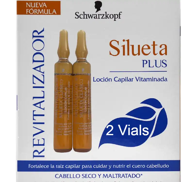 Schwarzkopf Silueta PLUS Capillary Lotion with Vitamin Amples 1 oz - 2 Vials
