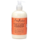 Acondicionador Shea Moisture Curl and Shine para cabello grueso y rizado, con coco e hibisco - 369 ml