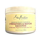 Crema fortalecedora y restauradora Shea Moisture con aceite de ricino negro jamaicano, 340 g