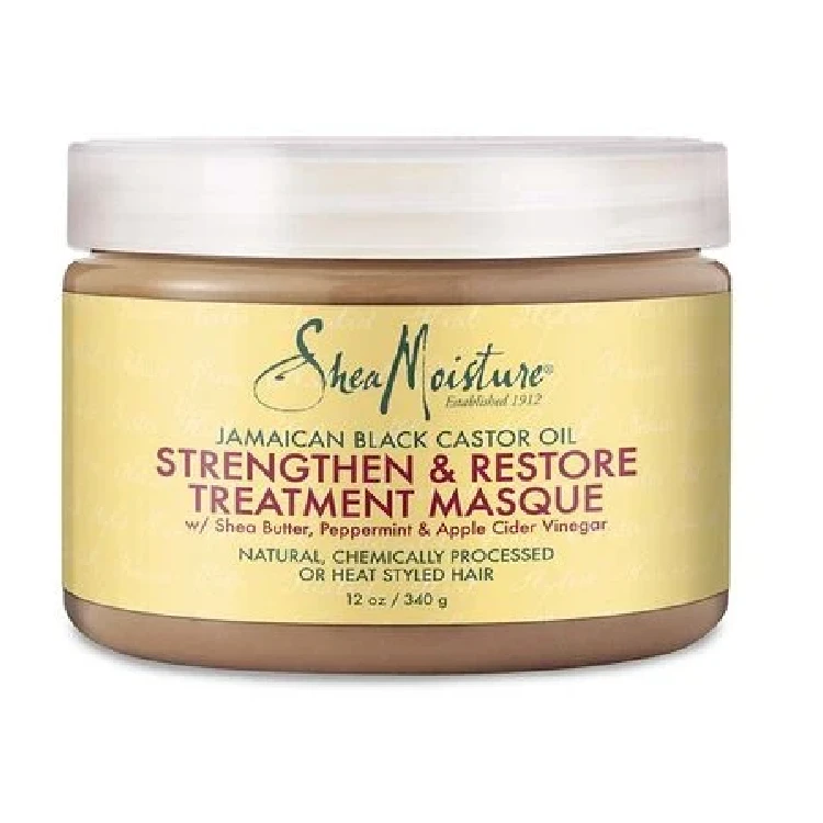 SheaMoisture Jamaican Black Castor Oil Strengthen & Restore Treatment Masque -12 oz