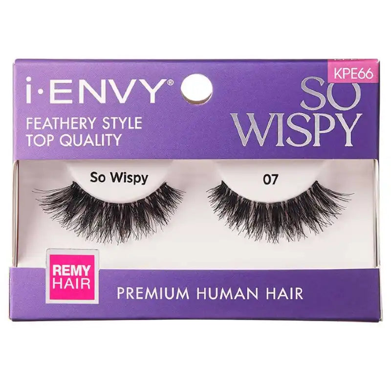 So Wispy 07-KPE66 Premium Human Hair Lashes  Elevate Your Natural Beauty
