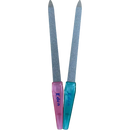 Lima de uñas de acero inoxidable para uñas de manos y pies, raspado, fortalecimiento, lima para manicura de dedos - 2 piezas (M20) 